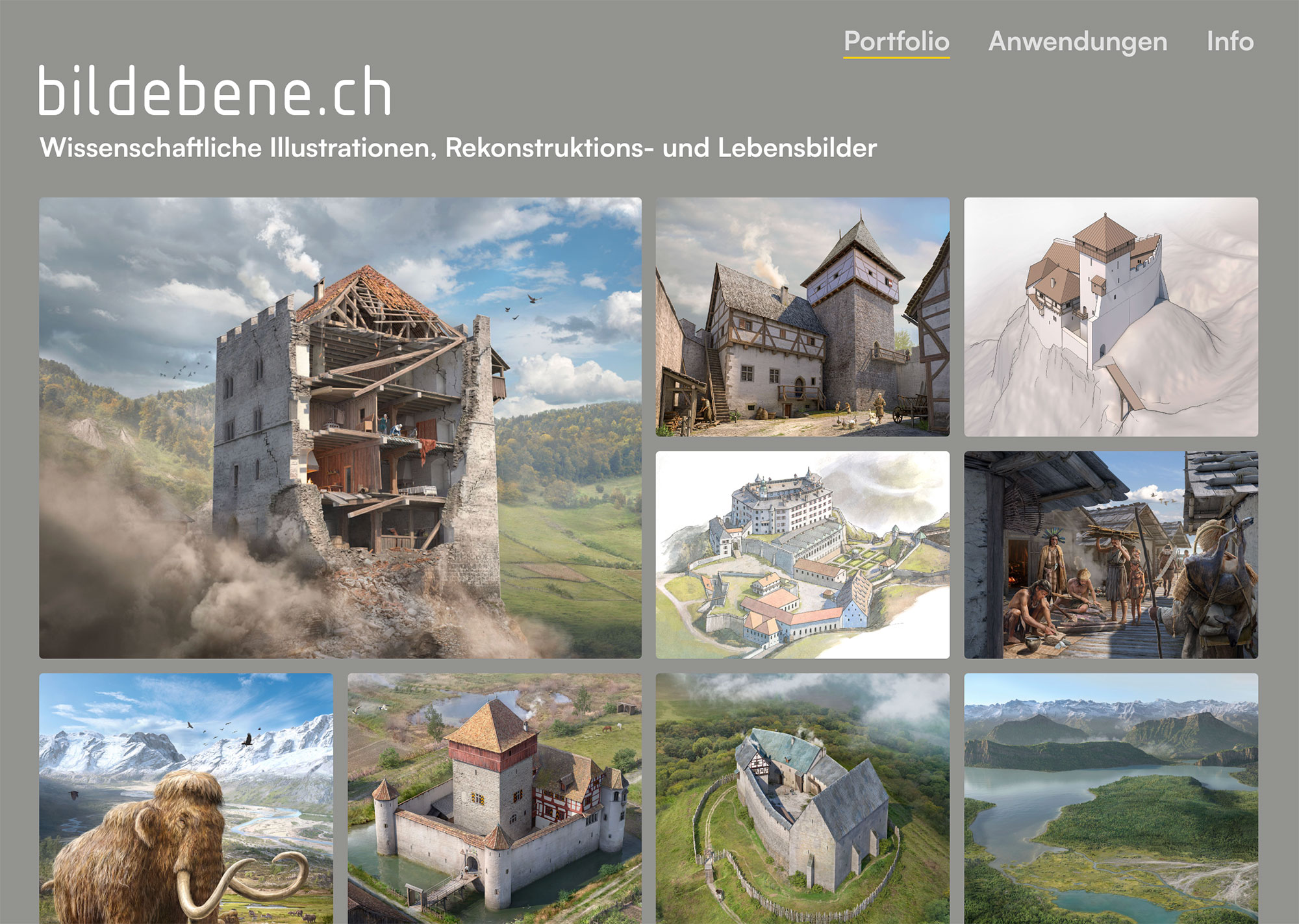 Startseite Bildebene